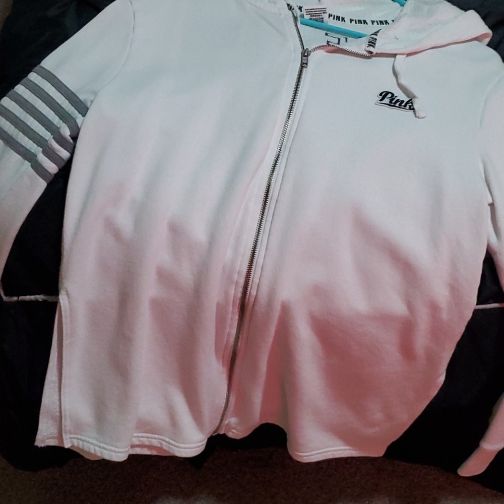 Pink zip up
